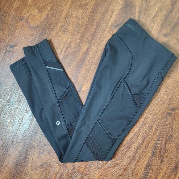 Lululemon Speed Up Tight *Mesh 28" Size 4 Style # W5BLRS - Picture 3 of 11